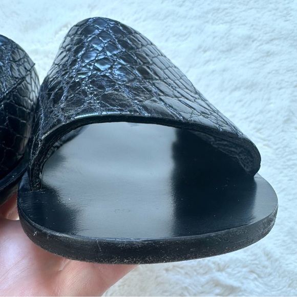 Dolce&Gabbana men croco print slides size 8 US men - Picture 6 of 8